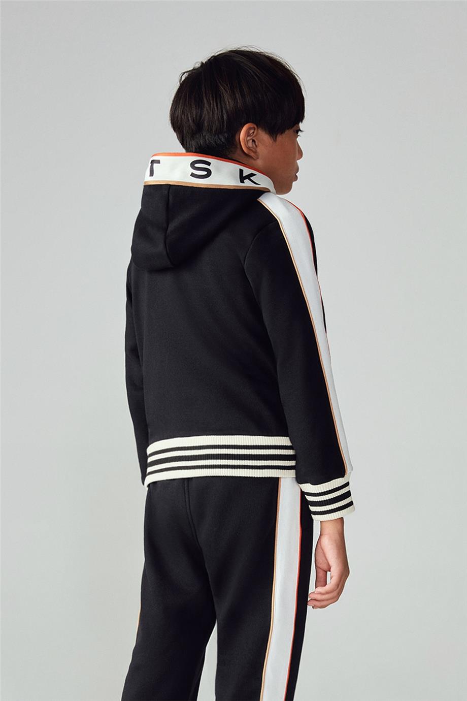 Swatsky Erkek Çocuk Siyah Sweatshirt