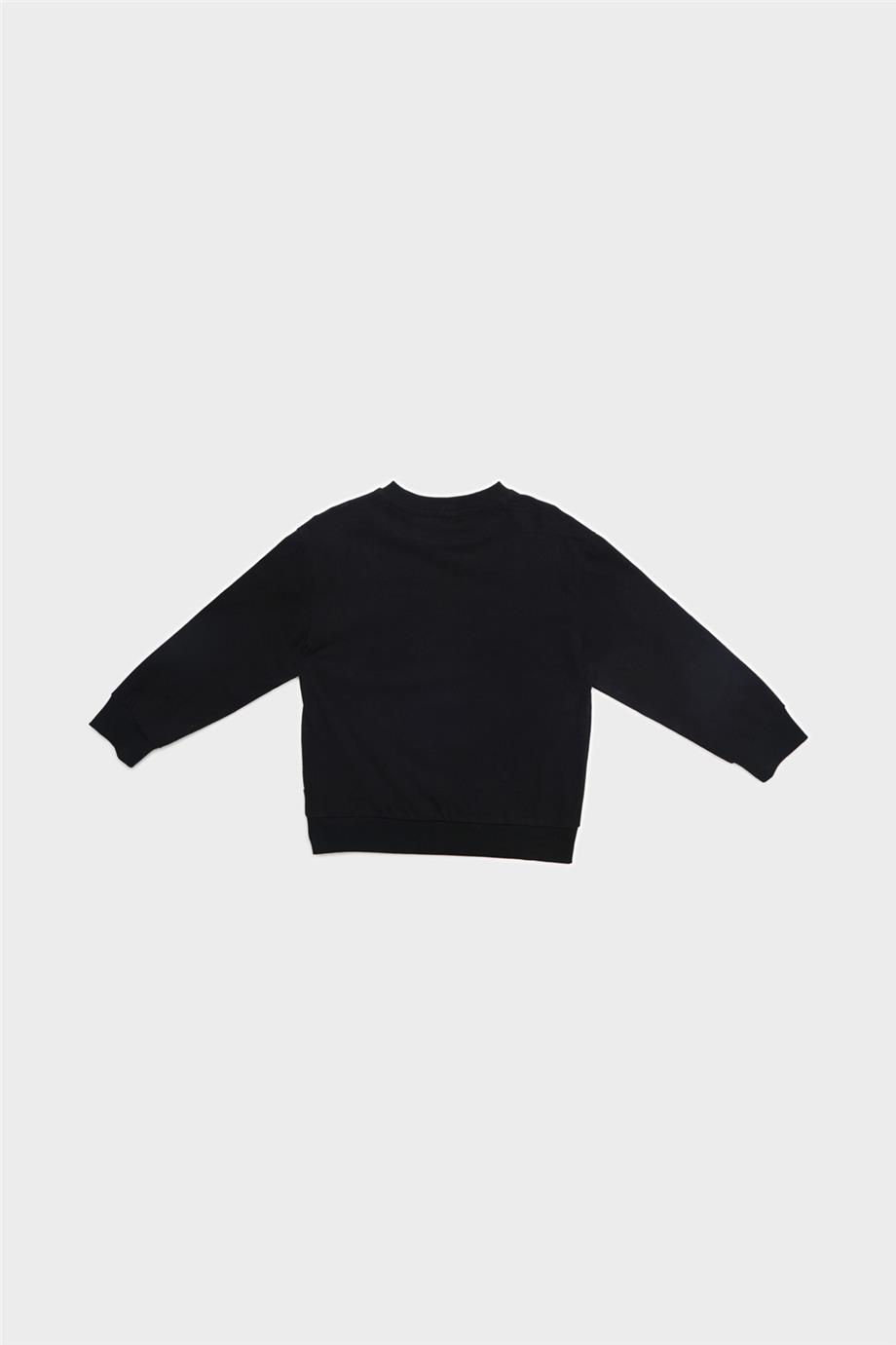 Swatsky Erkek Çocuk Siyah Sweatshirt