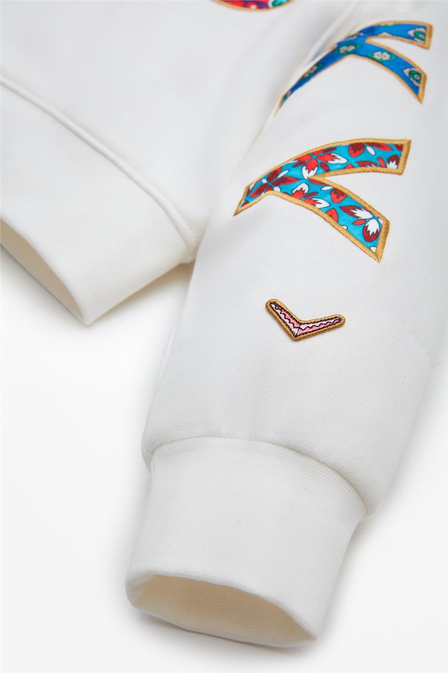 Swatsky Kız Çocuk Beyaz Sweatshirt