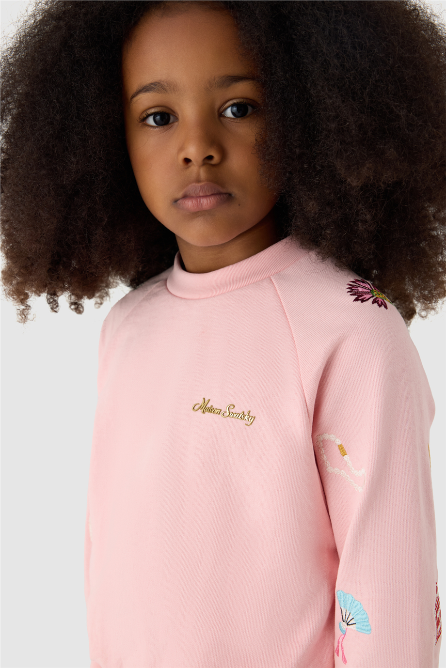 Swatsky Girls Crew Neck Oversized SweatshirtSwatsky Girls Crew Neck Oversized Sweatshirt