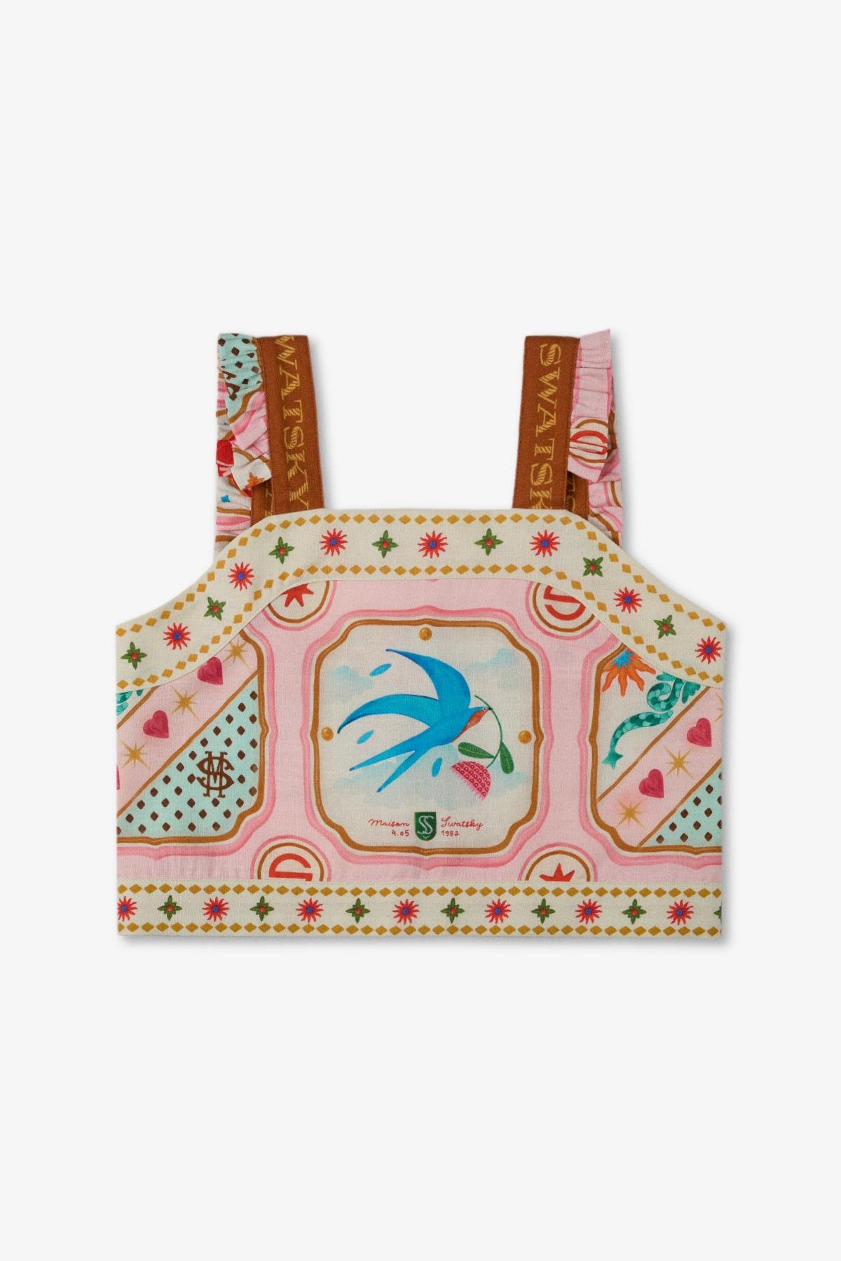 Swatsky Kız Çocuk Desenli BluzSwatsky Kız Çocuk Desenli Bluz