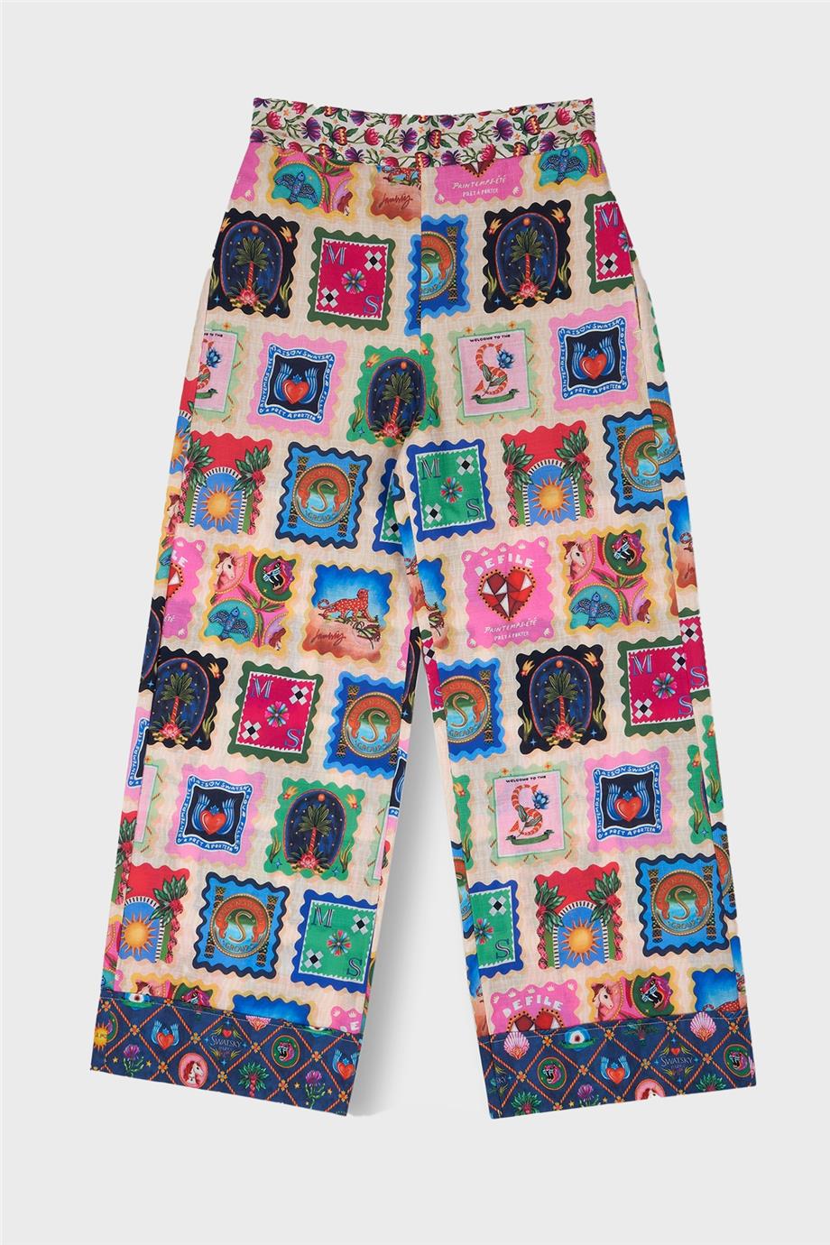 Swatsky Kız Çocuk Desenli Eşofman Altı