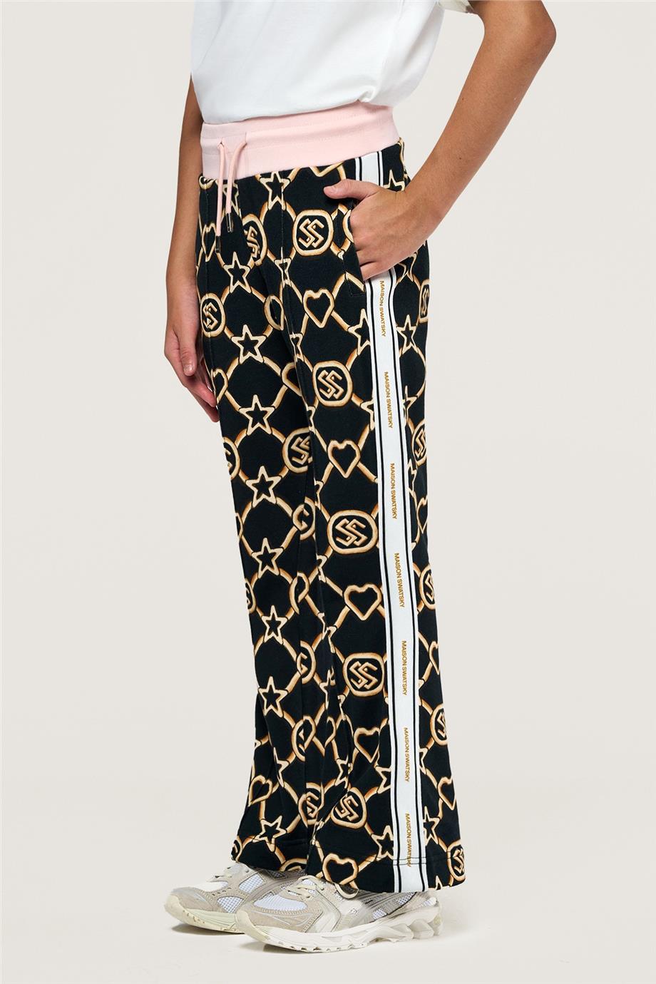 Swatsky Kız Çocuk Desenli Eşofman Altı