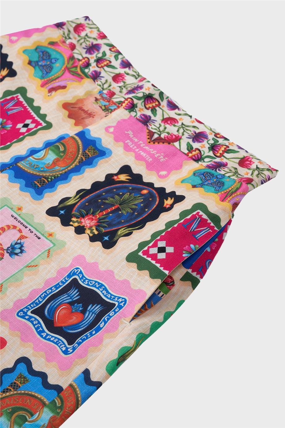 Swatsky Kız Çocuk Desenli Eşofman Altı