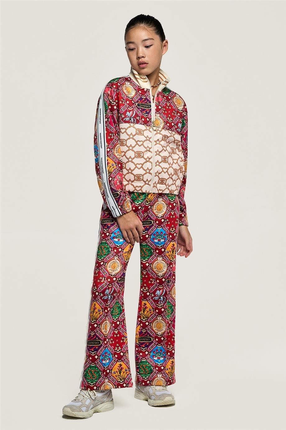 Swatsky Kız Çocuk Desenli Eşofman Üstü