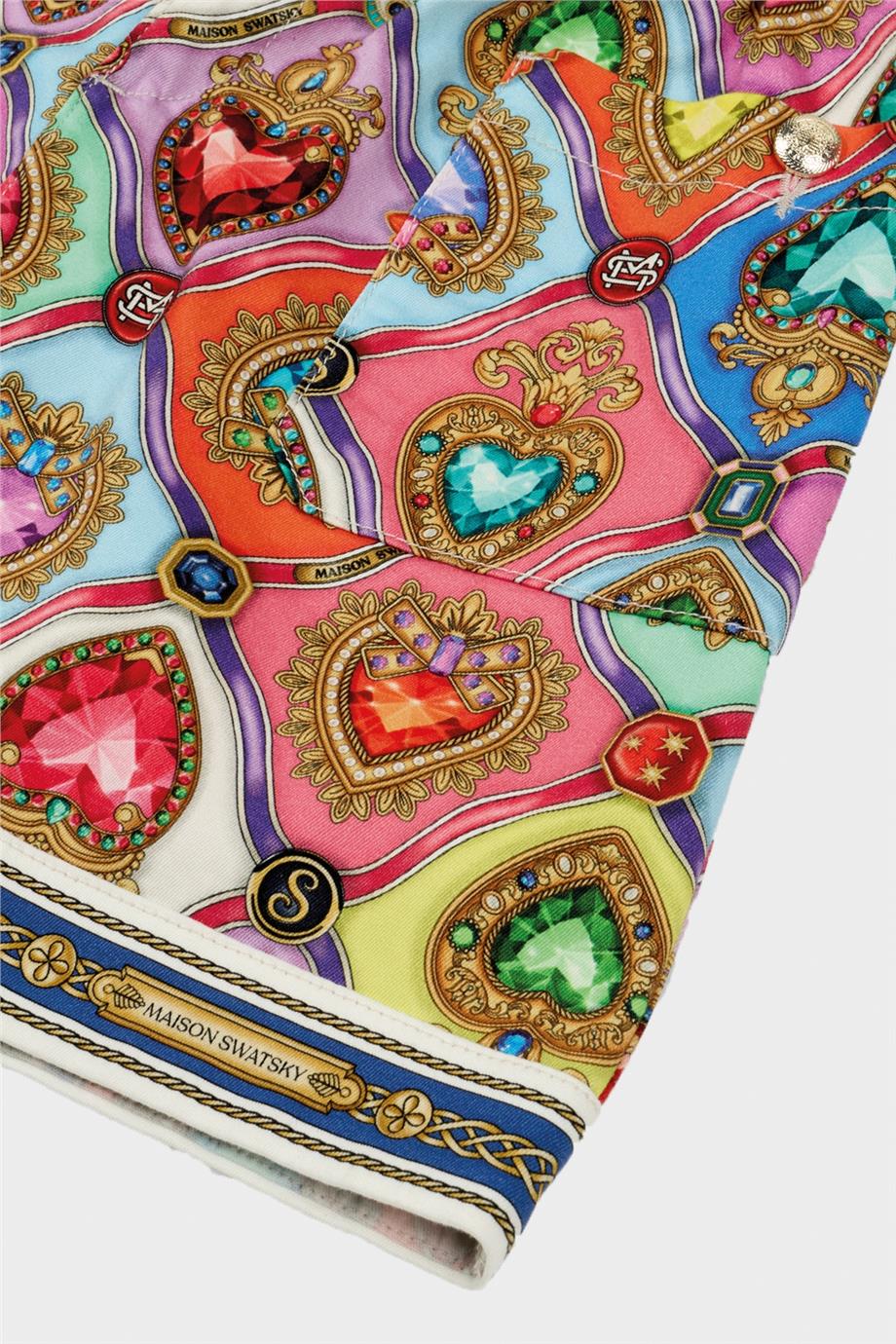 Swatsky Kız Çocuk Desenli Etek