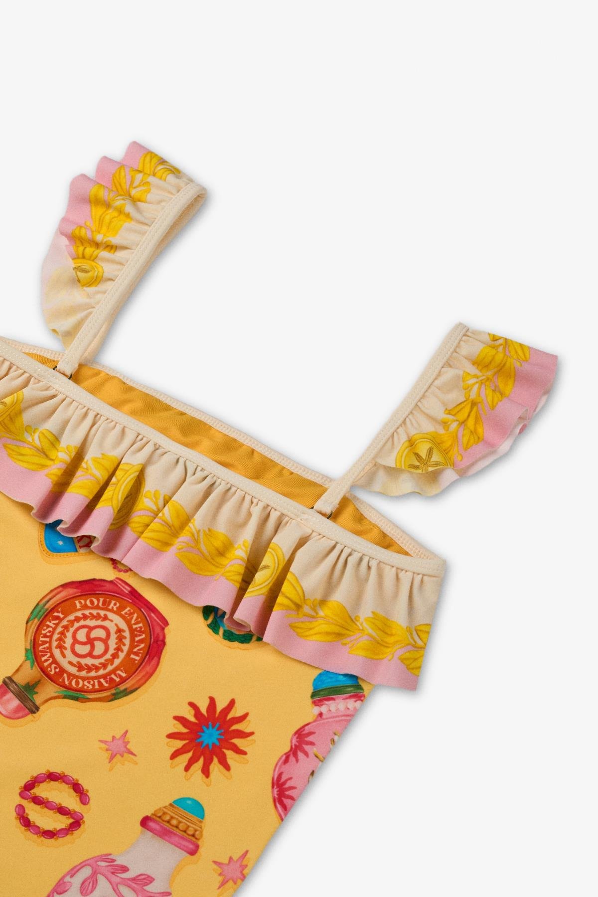 Swatsky Kız Çocuk Desenli MayoSwatsky Kız Çocuk Desenli Mayo