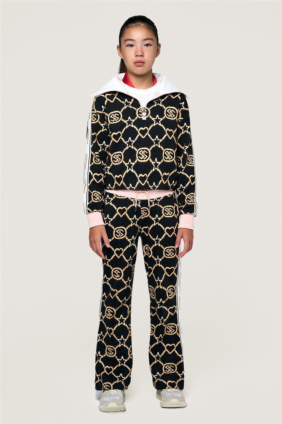 Swatsky Kız Çocuk Desenli Sweatshirt