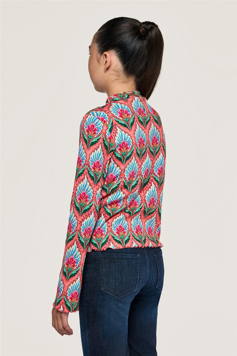 Swatsky Kız Çocuk Desenli T-Shirt