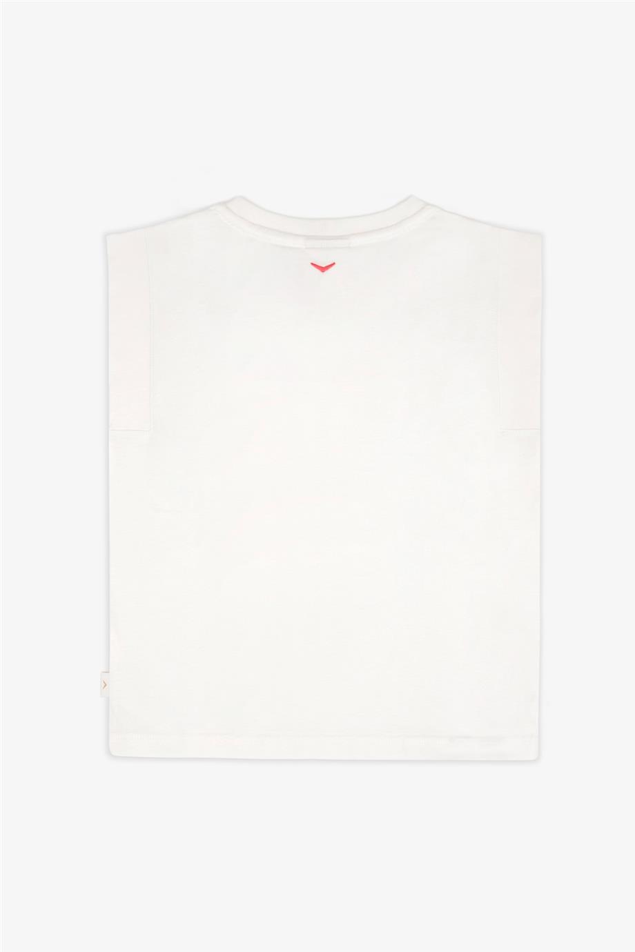 Swatsky Kız Çocuk Ekru Tshirt