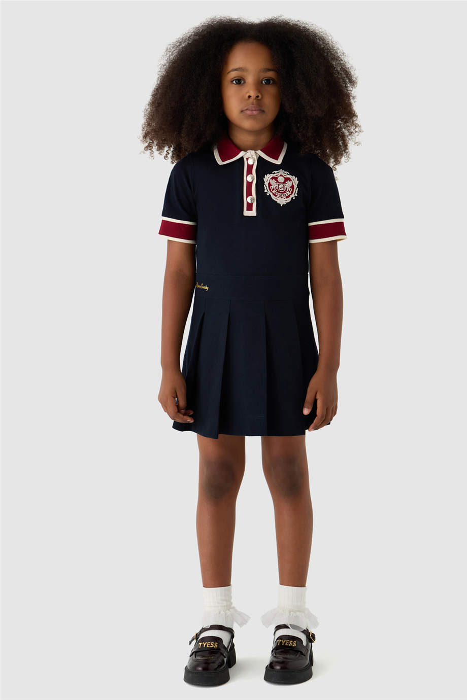 Swatsky Girls Shirt Collar DressSwatsky Girls Shirt Collar Dress