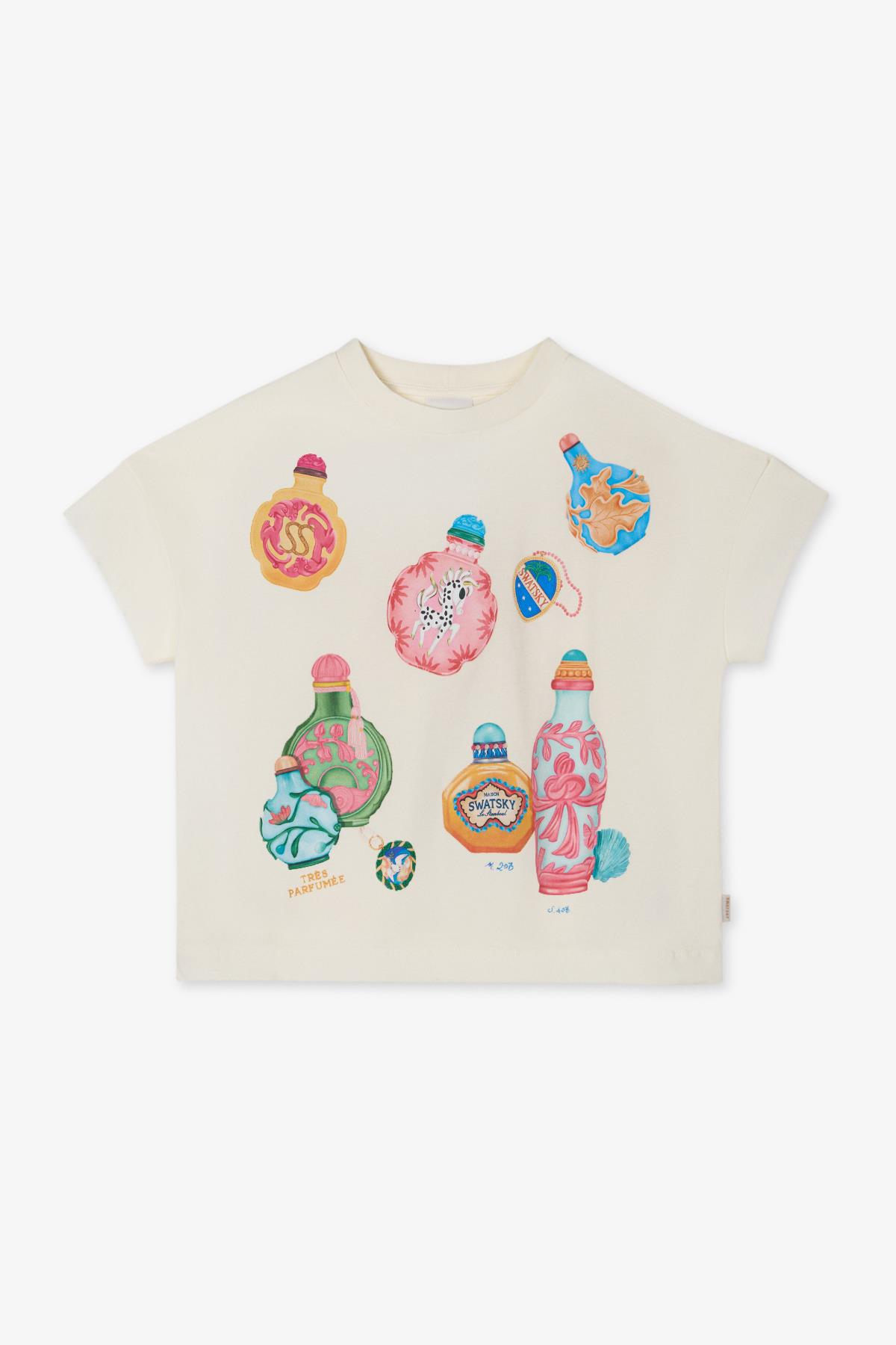 Swatsky Kız Çocuk Krem TshirtSwatsky Kız Çocuk Krem Tshirt