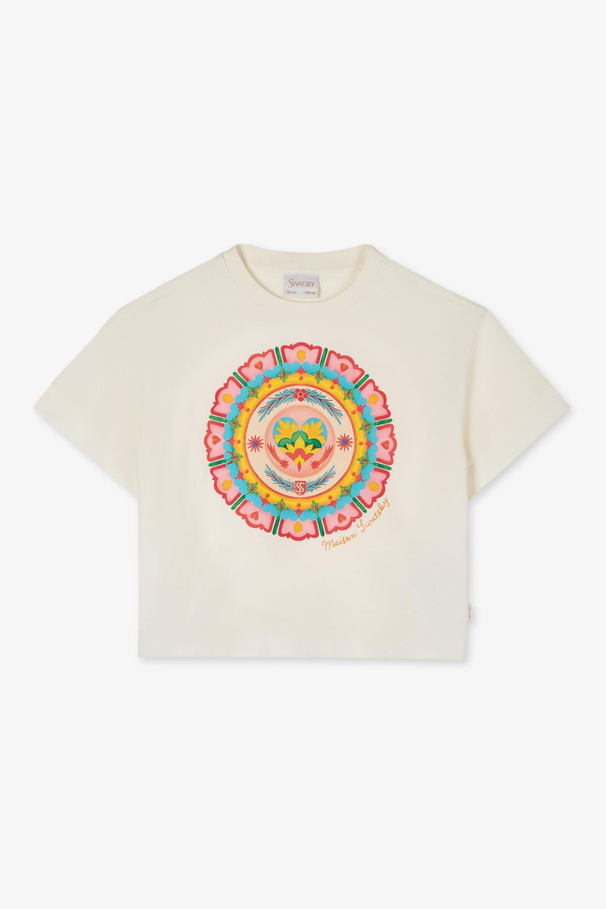 Swatsky Kız Çocuk Krem TshirtSwatsky Kız Çocuk Krem Tshirt