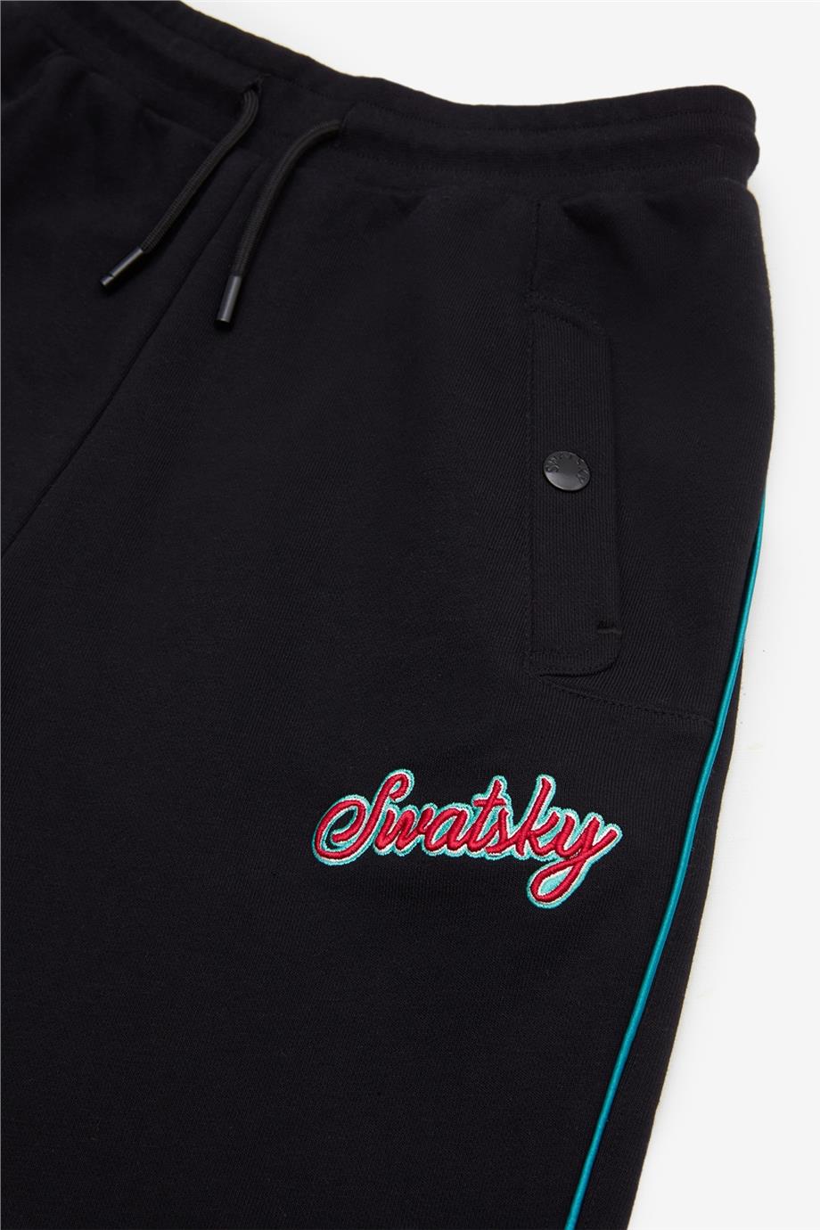 Swatsky Kız Çocuk Siyah Eşofman Altı