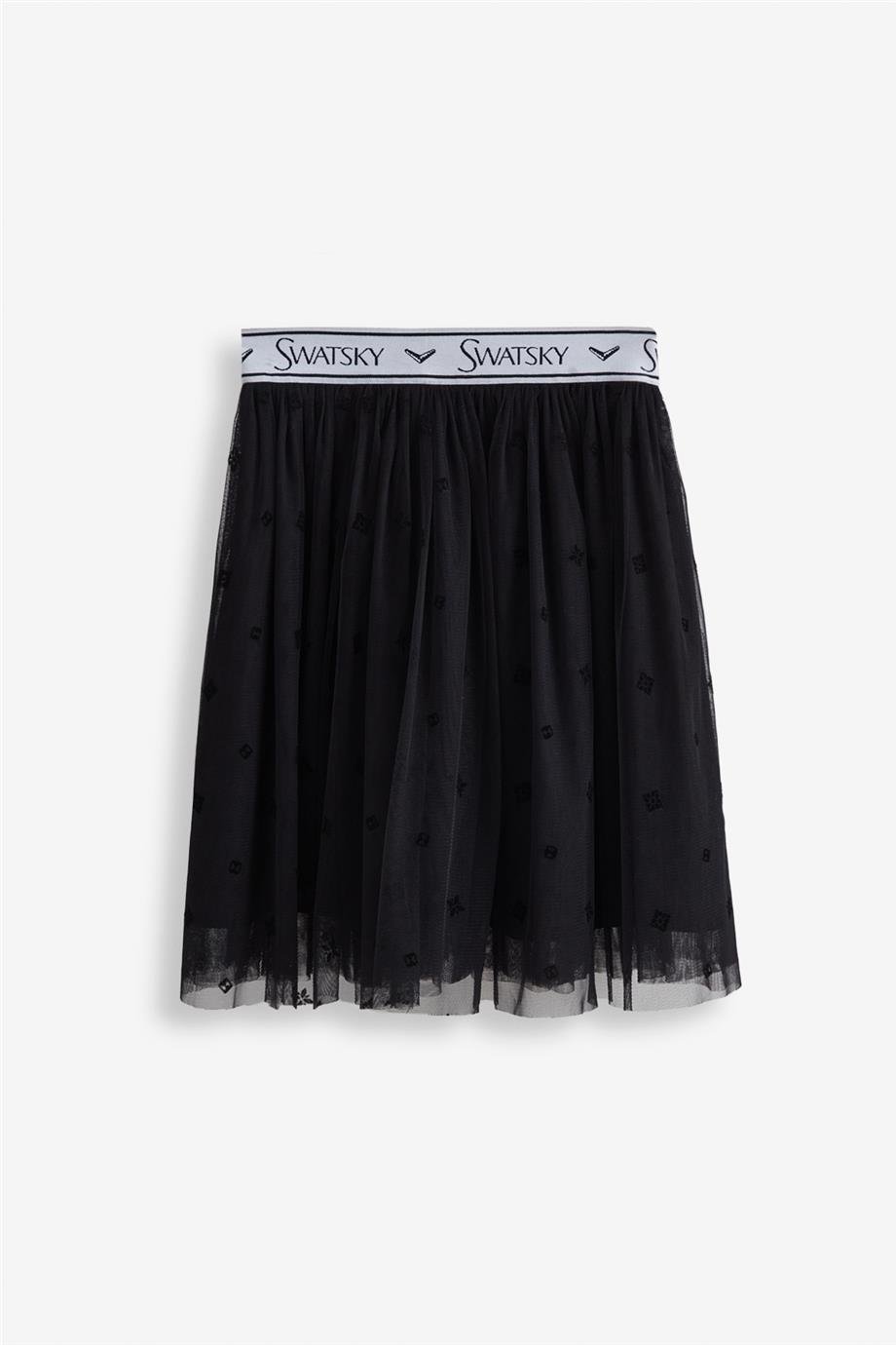 Swatsky Kız Çocuk Siyah Etek