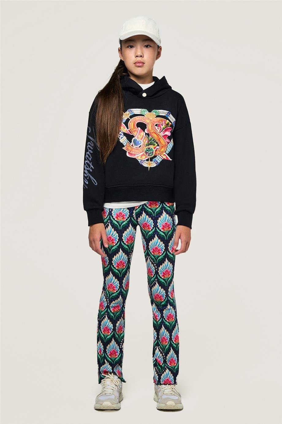 Swatsky Kız Çocuk Siyah Sweatshirt