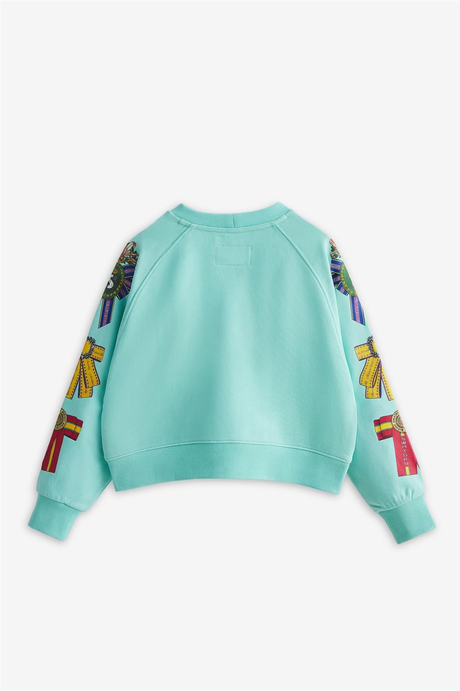 Swatsky Kız Çocuk Turkuaz Sweatshirt