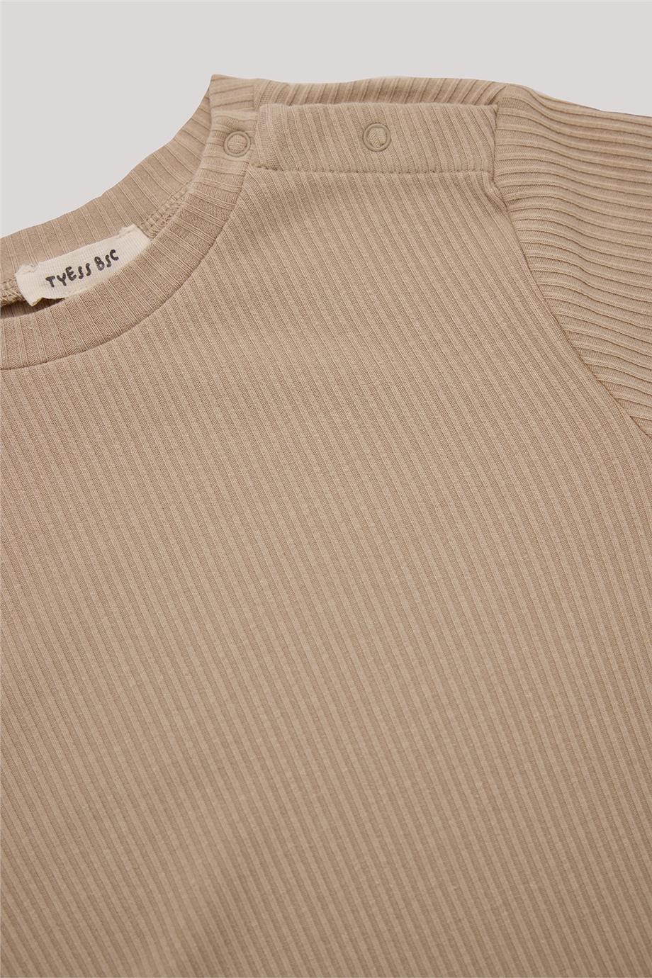 Tyess Basic Kız Bebek Bej Body