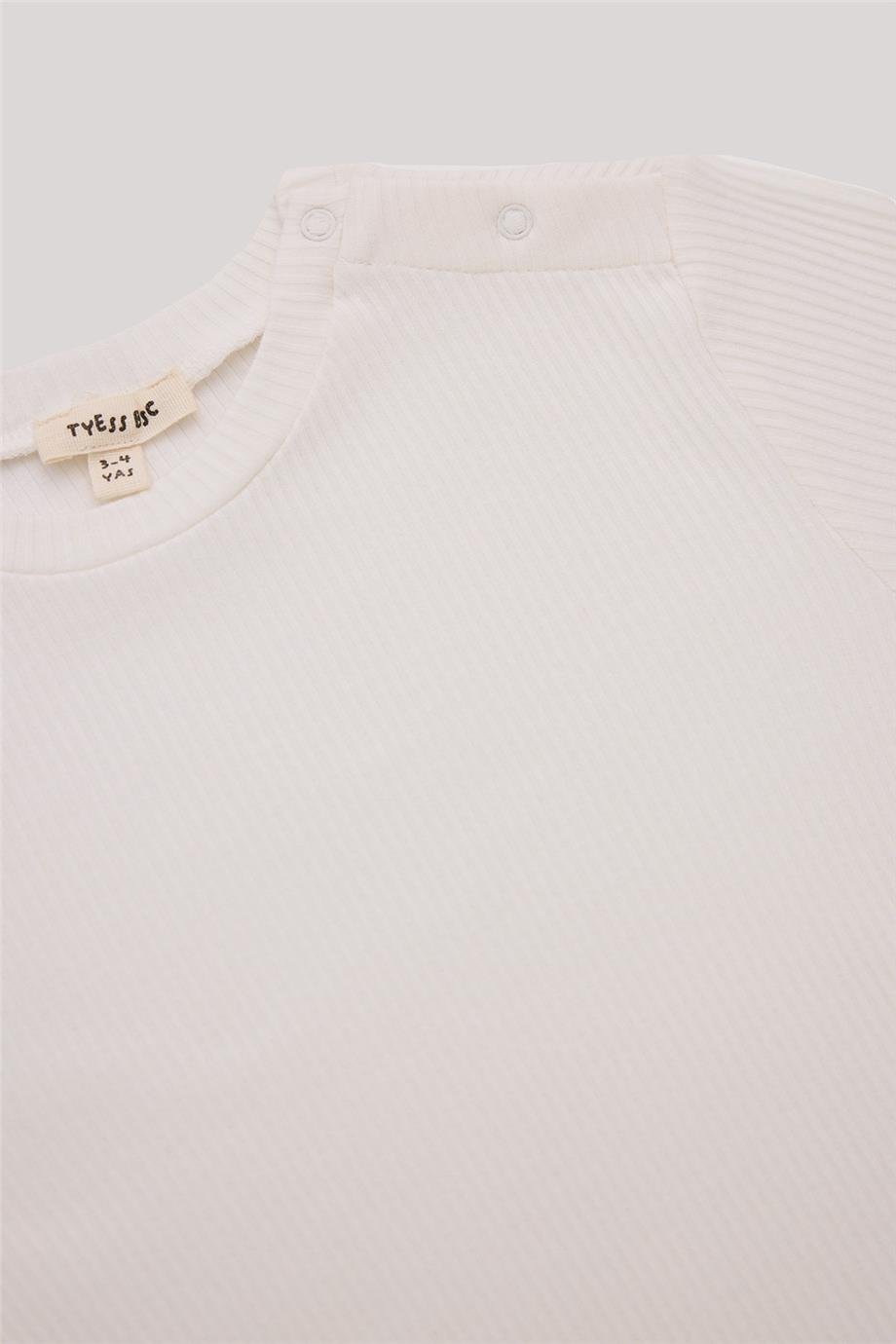 Tyess Basic Kız Bebek Ekru Body