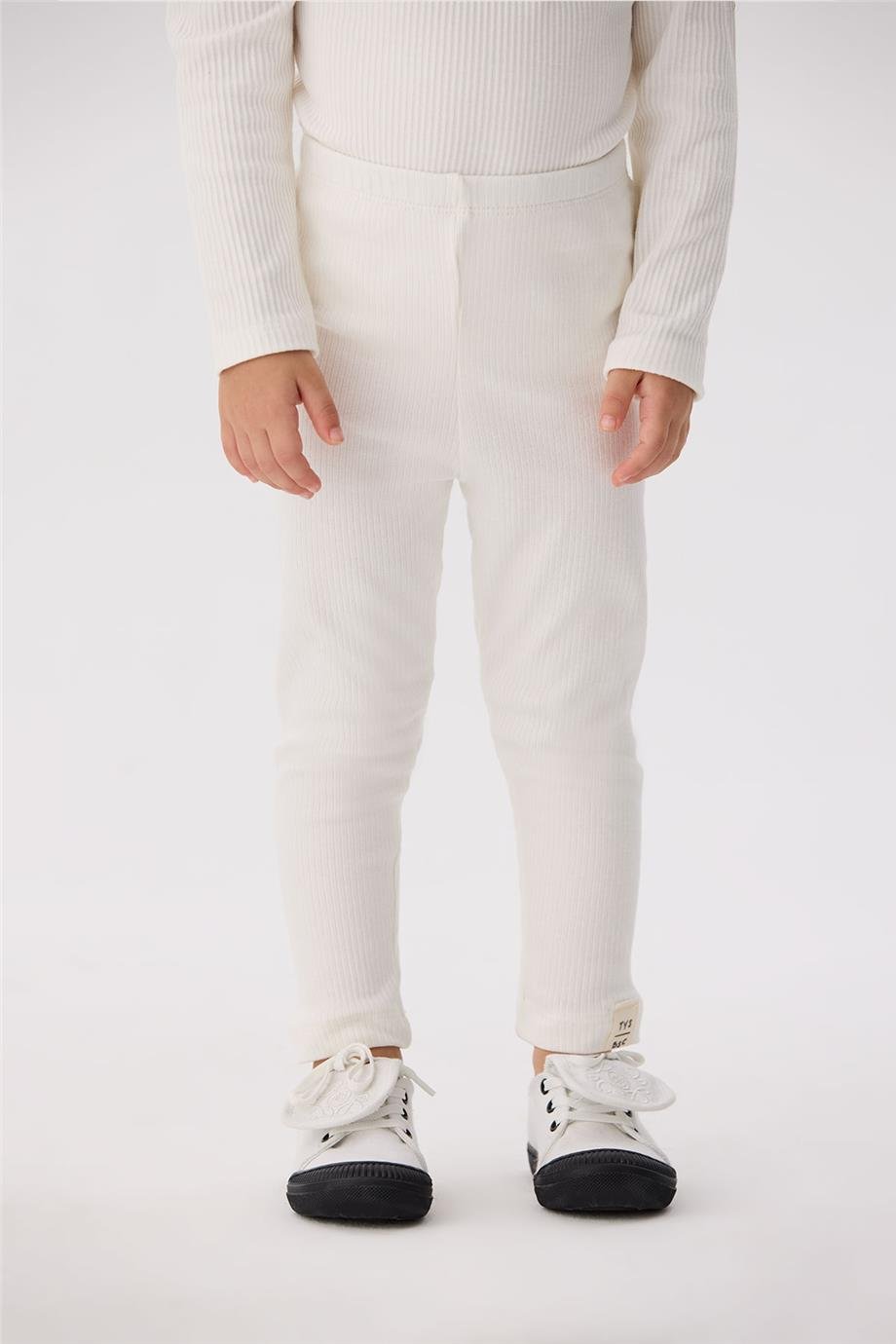 Tyess Basic Kız Bebek Ekru Tayt