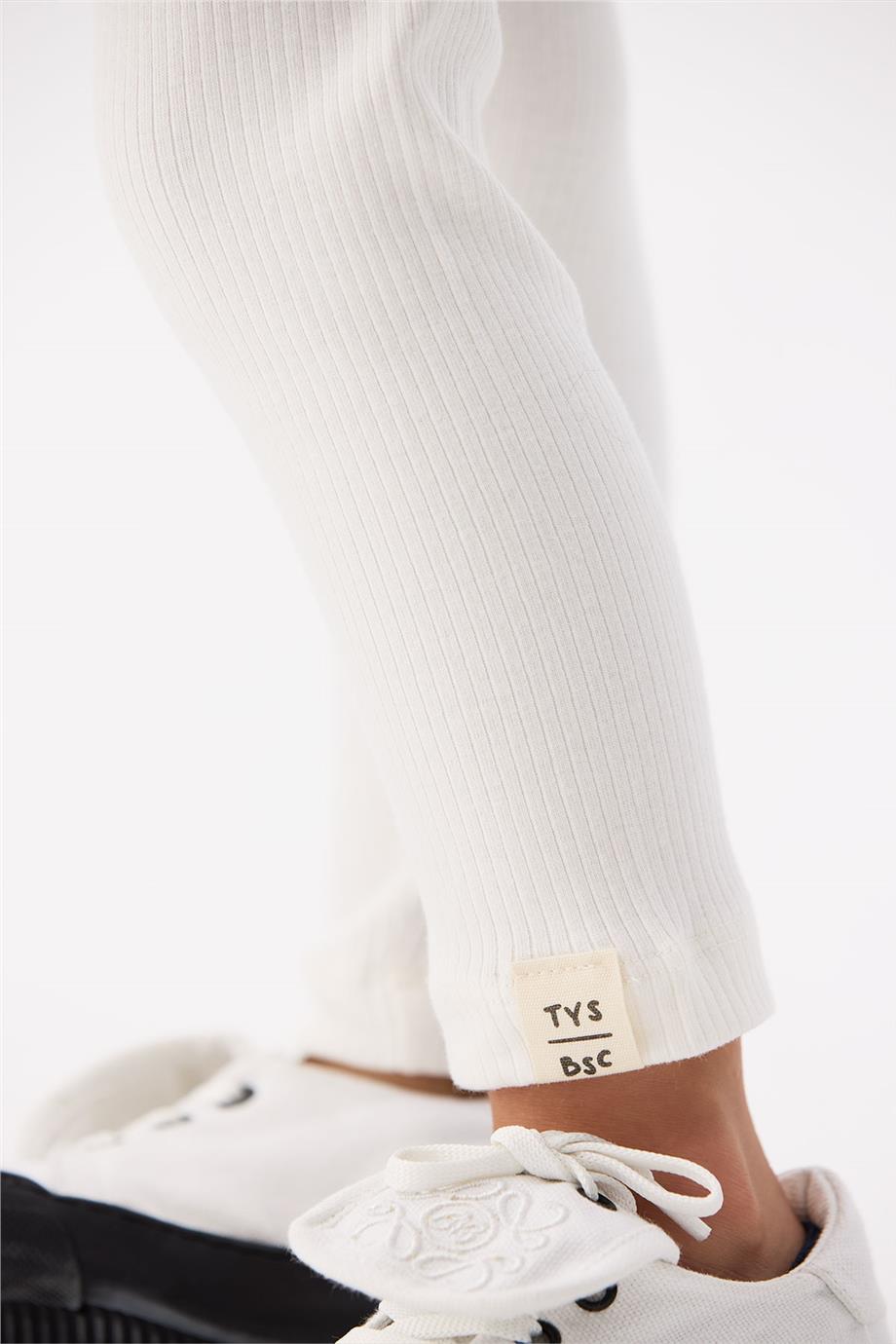 Tyess Basic Kız Bebek Ekru Tayt