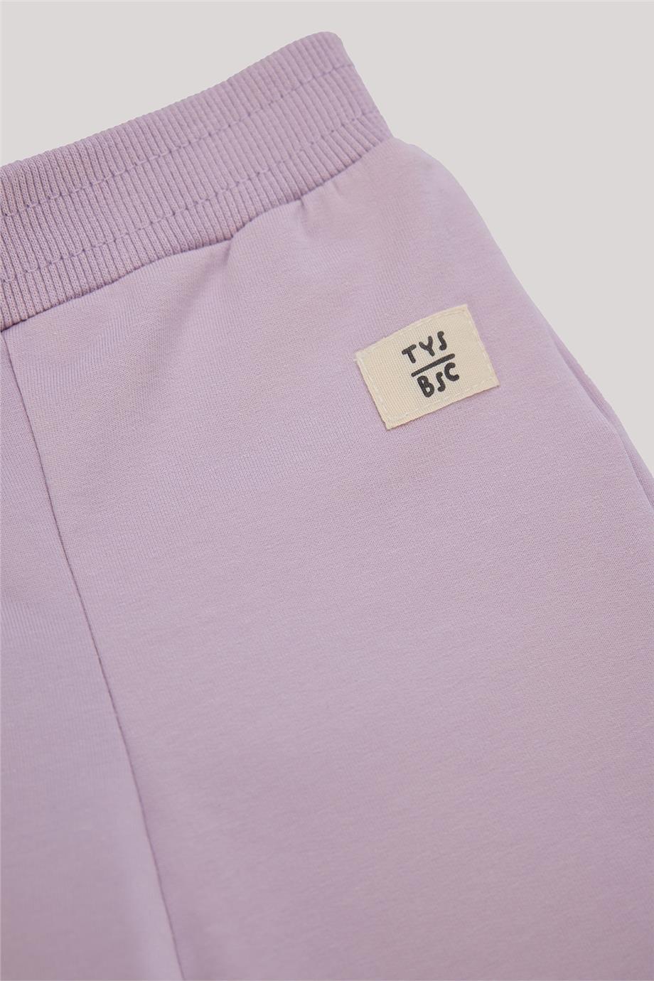 Tyess Basic Kız Bebek Lila Eşofman Altı