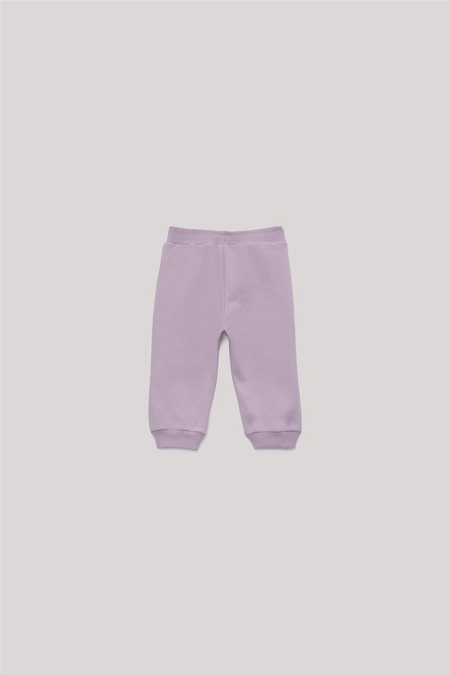 Tyess Basic Kız Bebek Lila Eşofman Altı