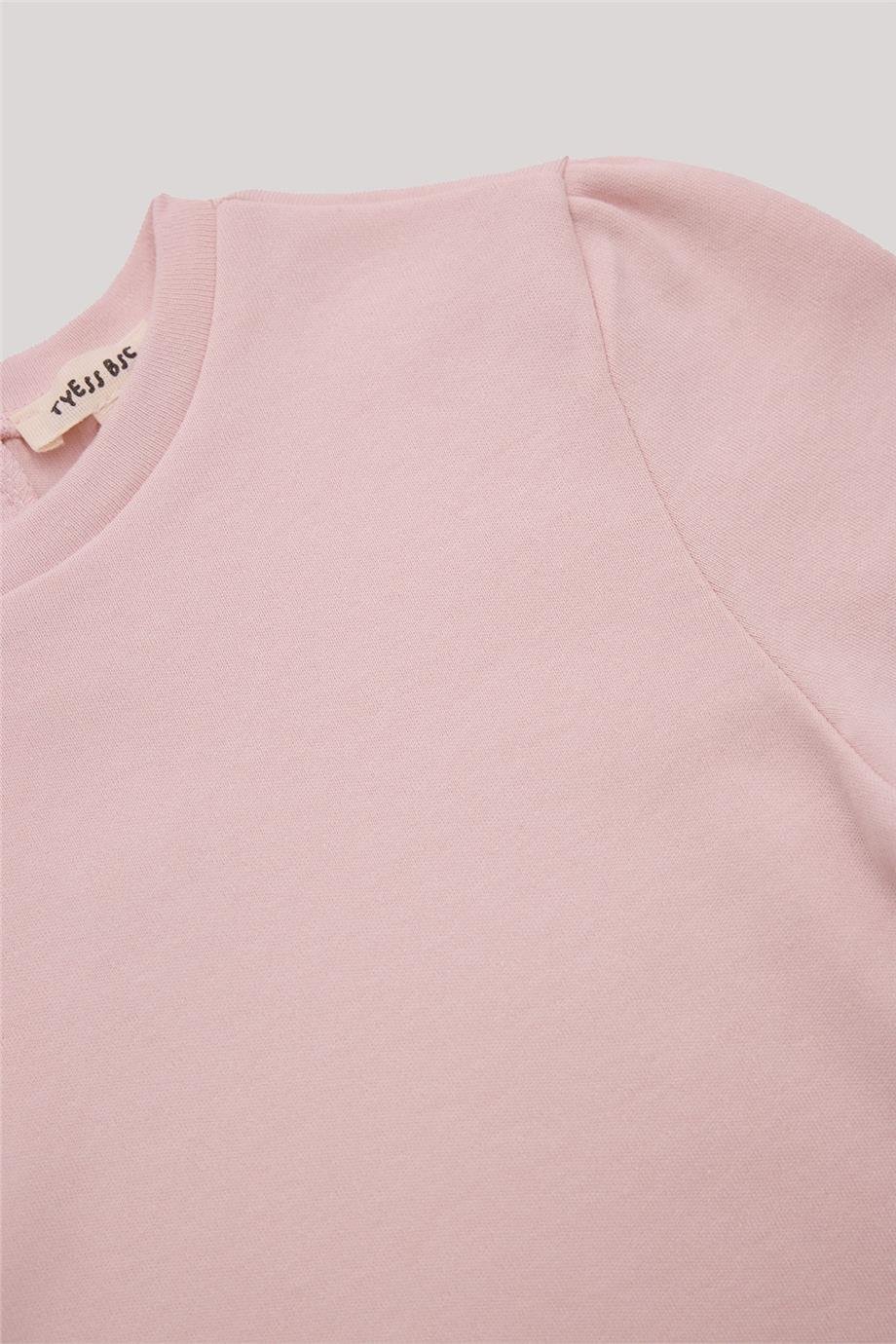 Tyess Basic Kız Bebek Pembe T-Shirt