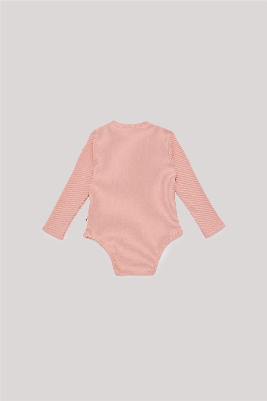 Tyess Basic Kız Bebek Somon Body