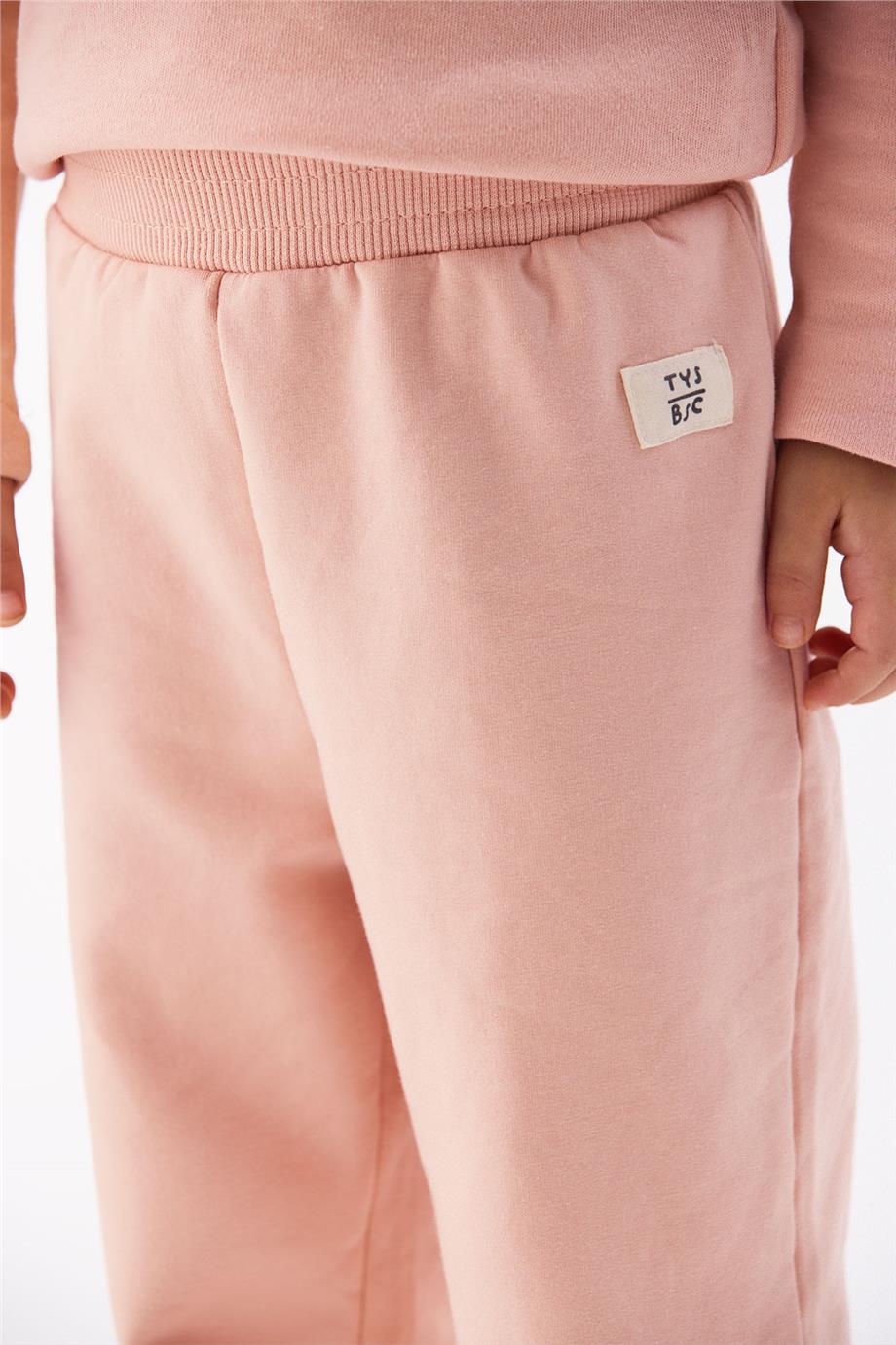 Tyess Basic Kız Bebek Somon Eşofman Altı