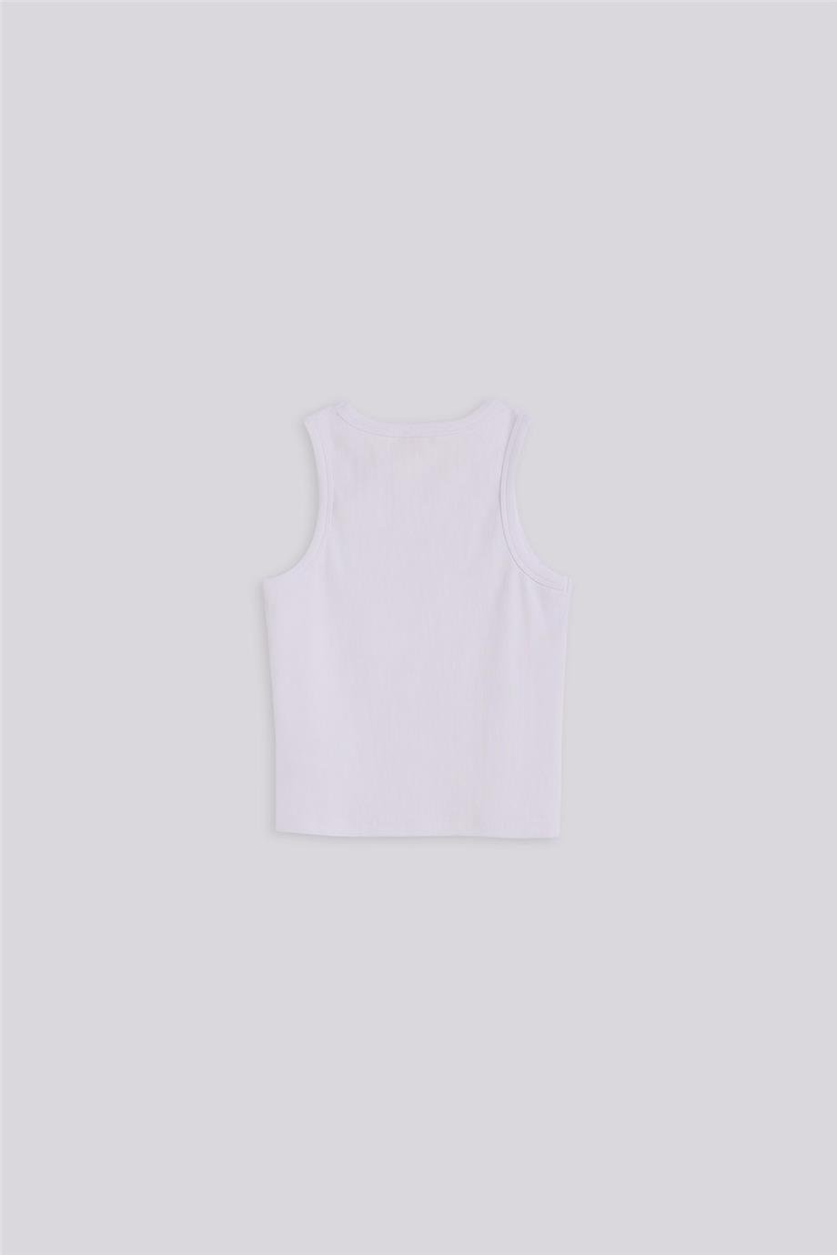 Tyess Basic Kız Çocuk Beyaz AtletTyess Basic Kız Çocuk Beyaz Atlet