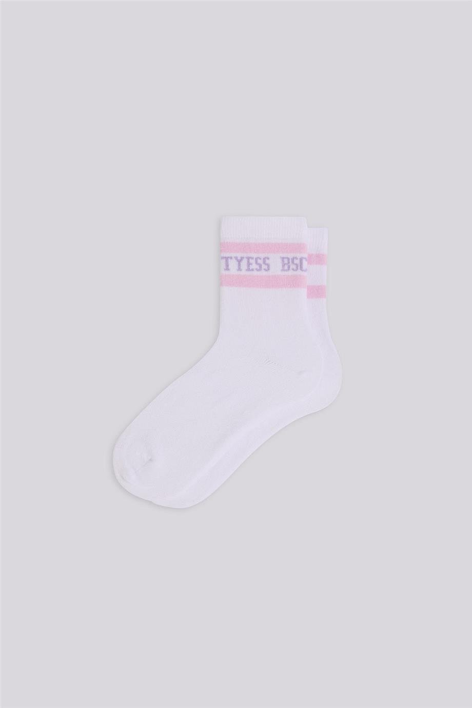 Tyess Basic Kız Çocuk Beyaz ÇorapTyess Basic Kız Çocuk Beyaz Çorap
