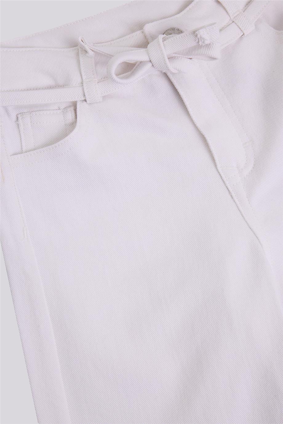 Tyess Basic Girl White TrousersTyess Basic Girl White Trousers