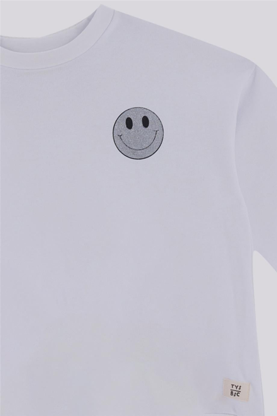Tyess Basic Kız Çocuk Beyaz SweatshirtTyess Basic Kız Çocuk Beyaz Sweatshirt