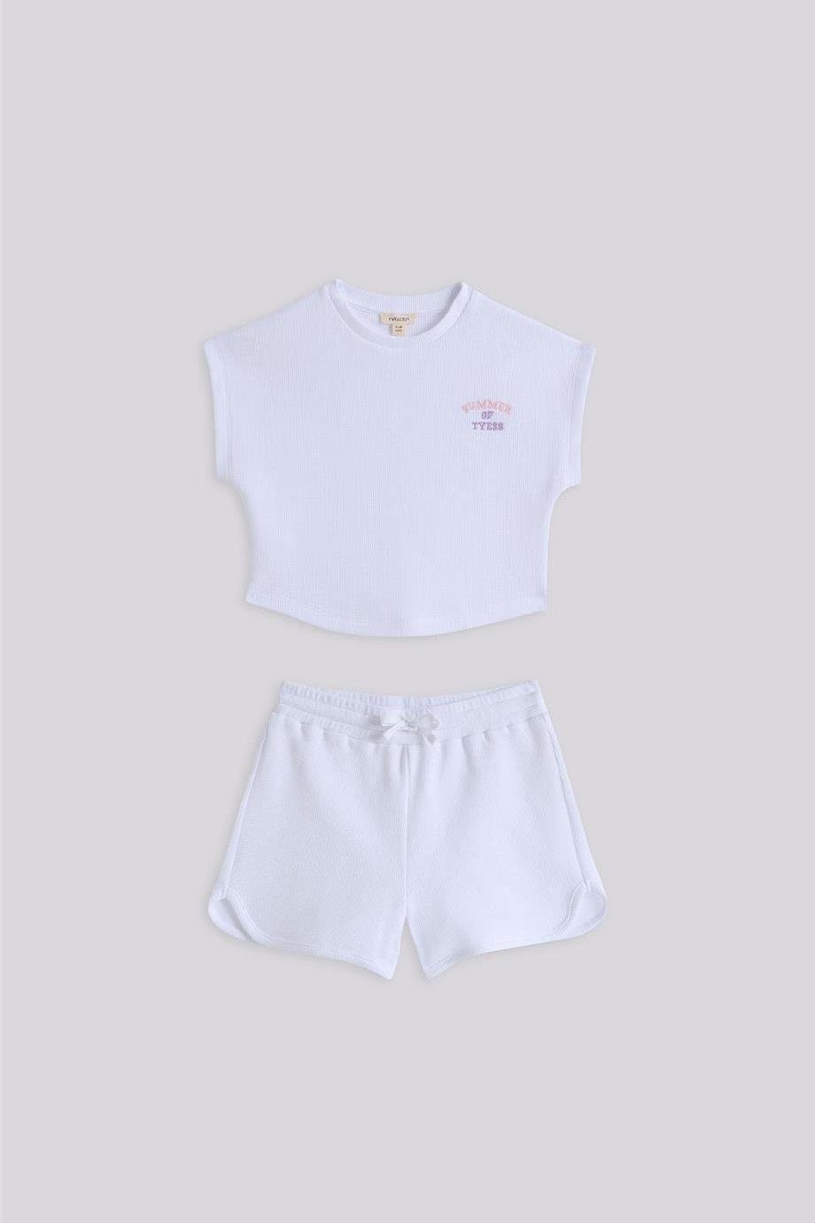 Tyess Basic Girl White SetsTyess Basic Girl White Sets