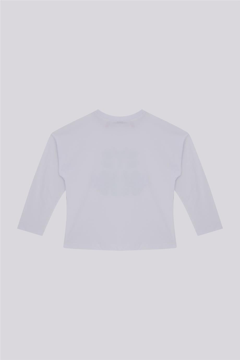 Tyess Basic Kız Çocuk Beyaz TshirtTyess Basic Kız Çocuk Beyaz Tshirt