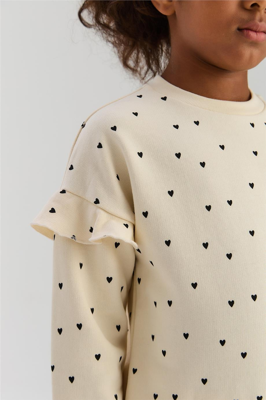 Tyess Basic Kız Çocuk Desenli Eşofman TakımTyess Basic Kız Çocuk Desenli Eşofman Takım