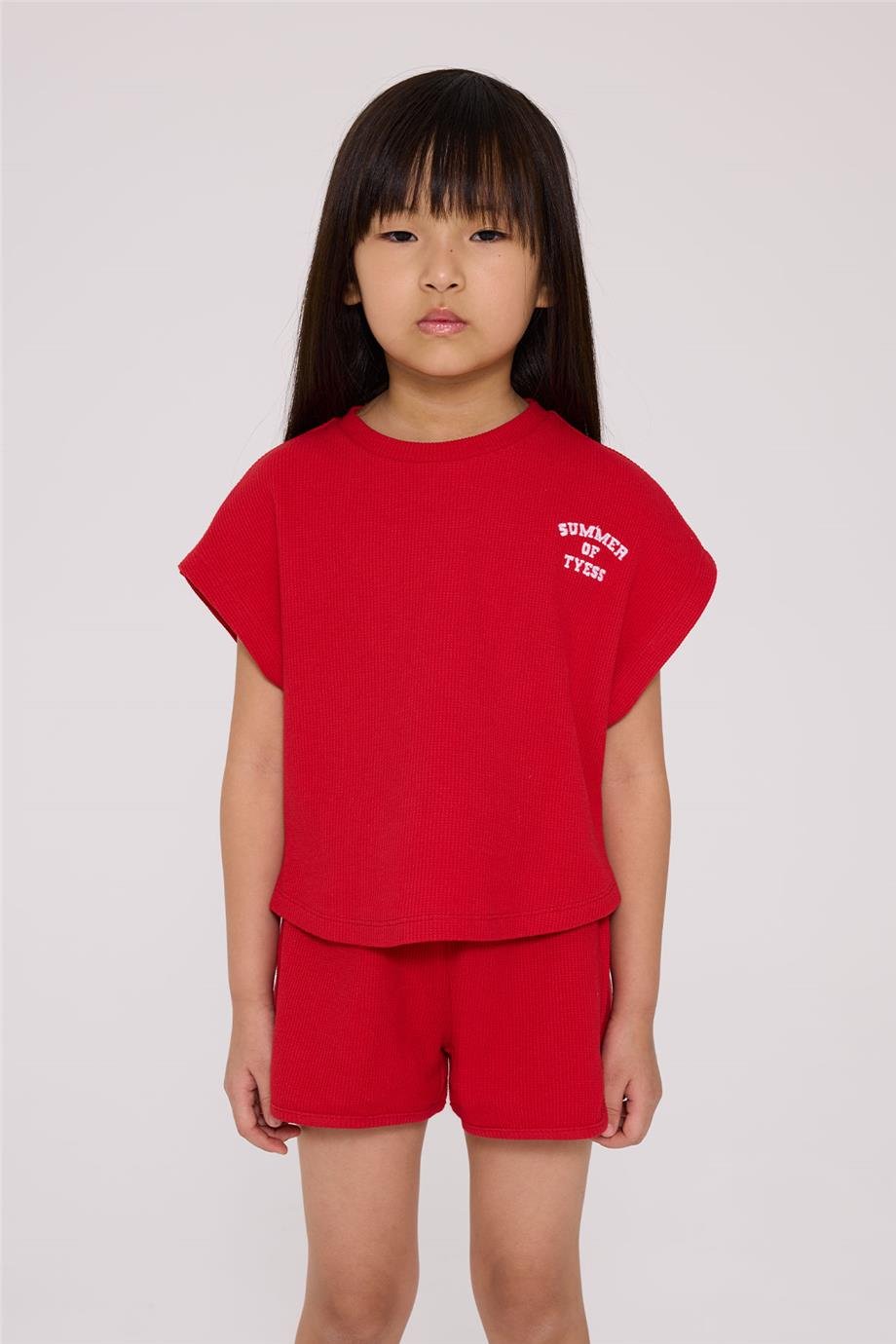 Tyess Basic Girl Red SetsTyess Basic Girl Red Sets