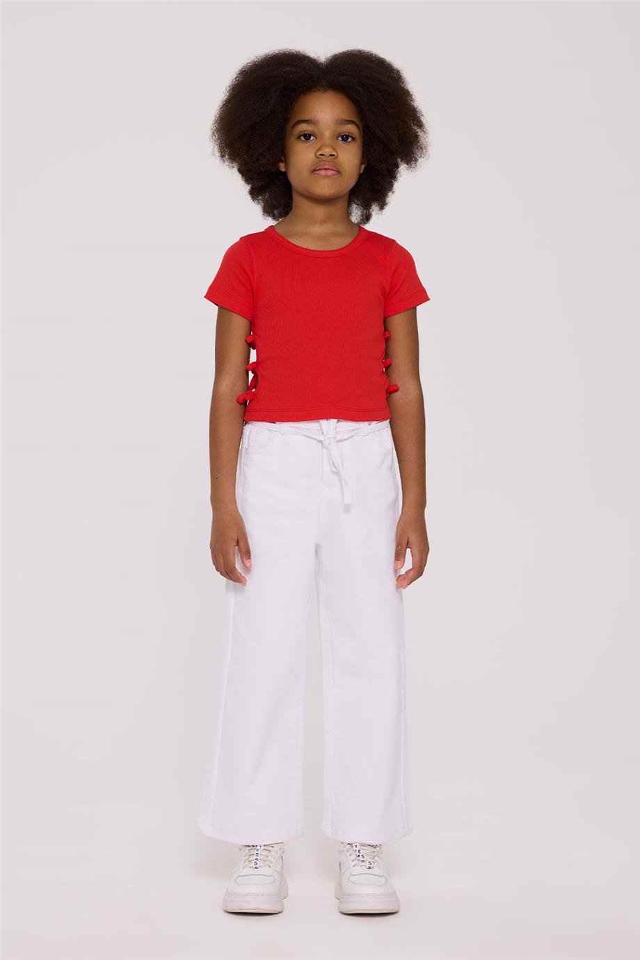 Tyess Basic Girl Red TshirtTyess Basic Girl Red Tshirt