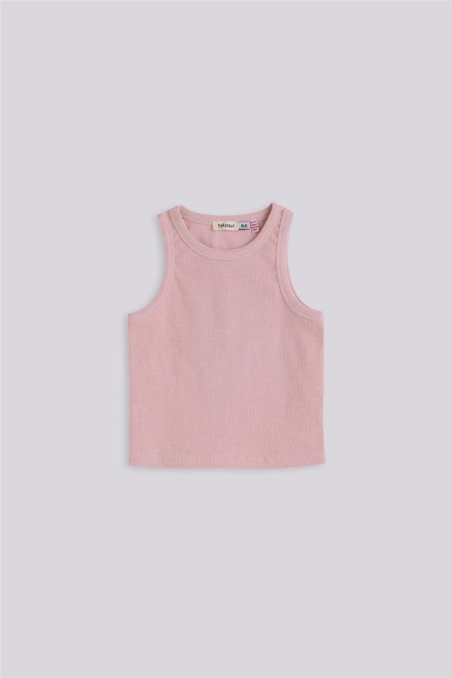 Tyess Basic Kız Çocuk Pembe AtletTyess Basic Kız Çocuk Pembe Atlet