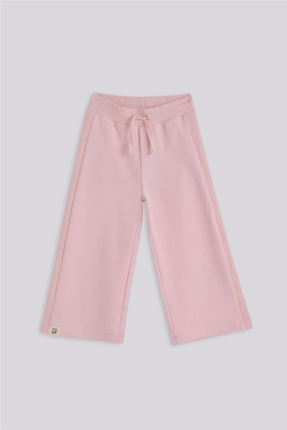 Tyess Basic Kız Çocuk Pembe Eşofman AltıTyess Basic Kız Çocuk Pembe Eşofman Altı