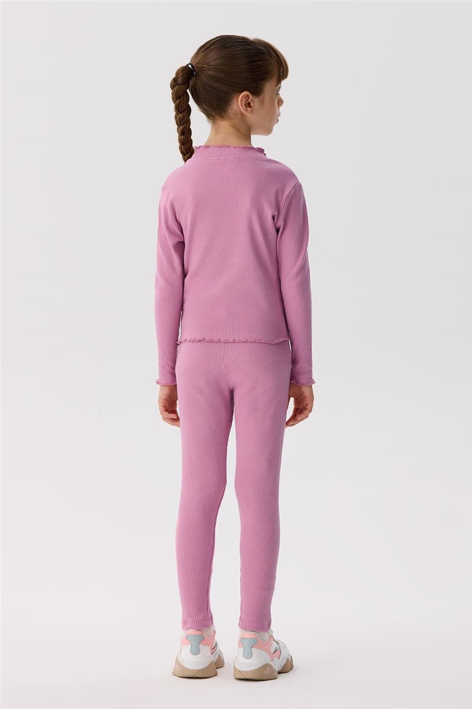 Tyess Basic Kız Çocuk Pembe T-Shirt