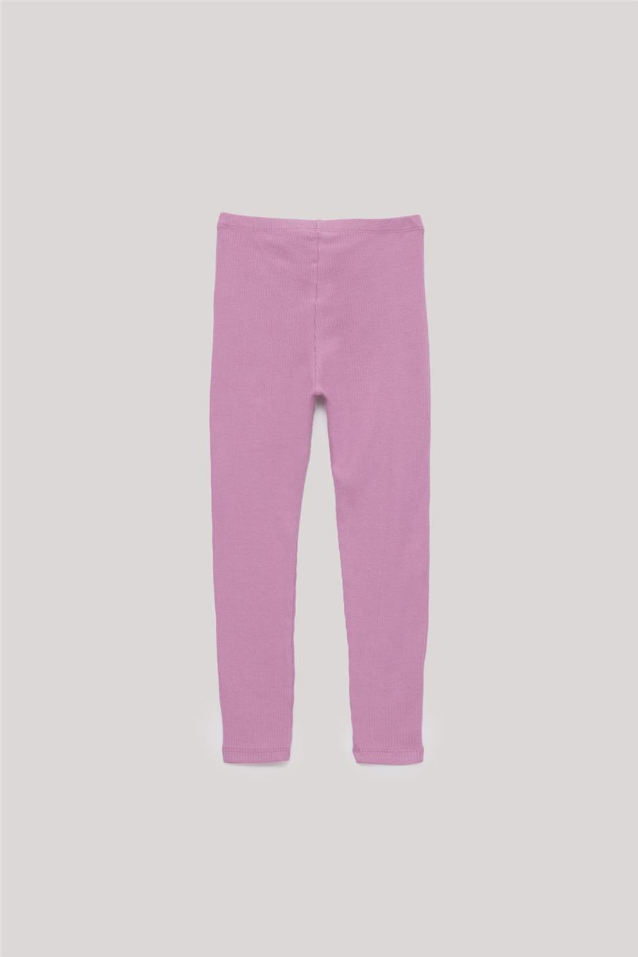 Tyess Basic Kız Çocuk Pembe Tayt