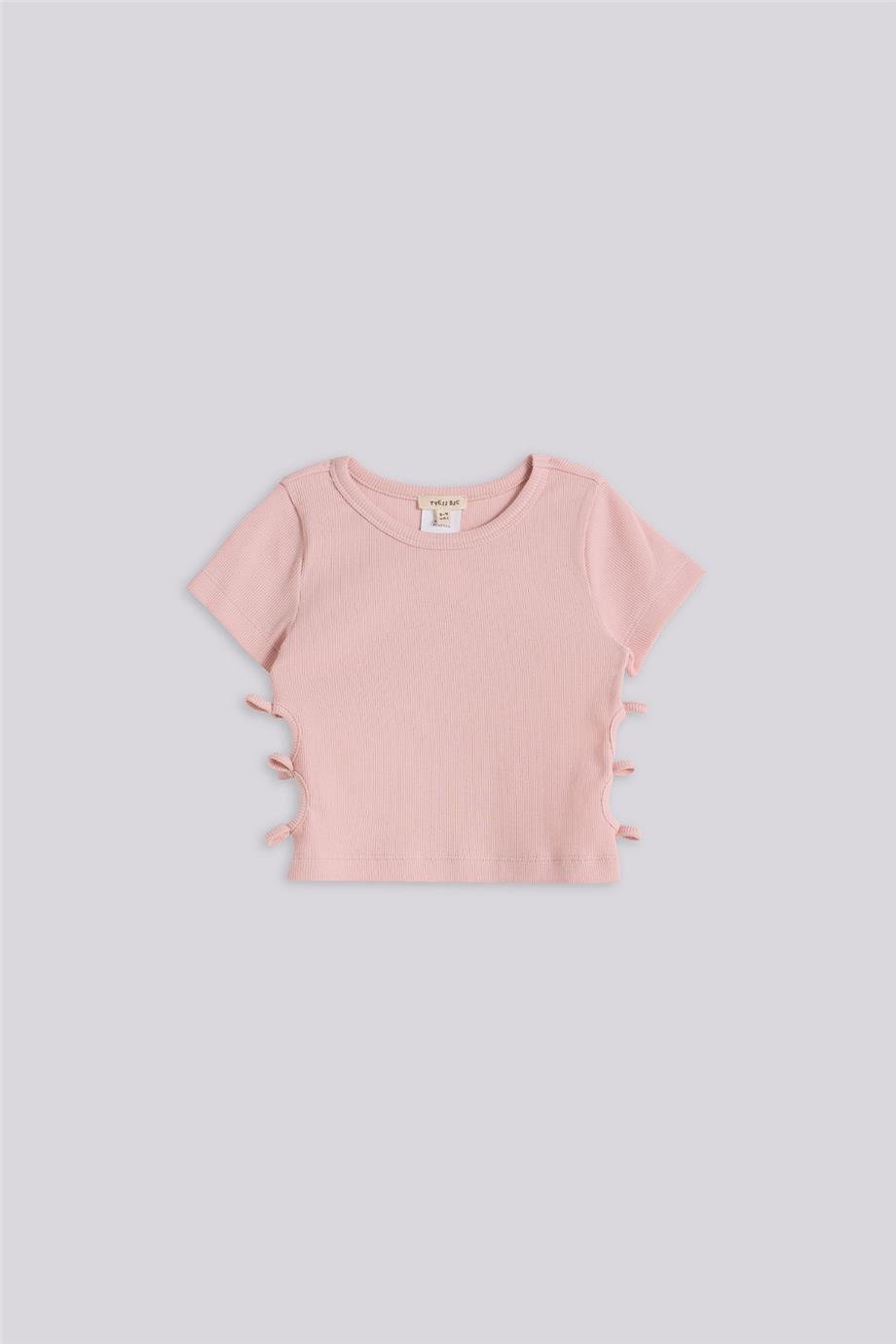 Tyess Basic Kız Çocuk Pembe TshirtTyess Basic Kız Çocuk Pembe Tshirt