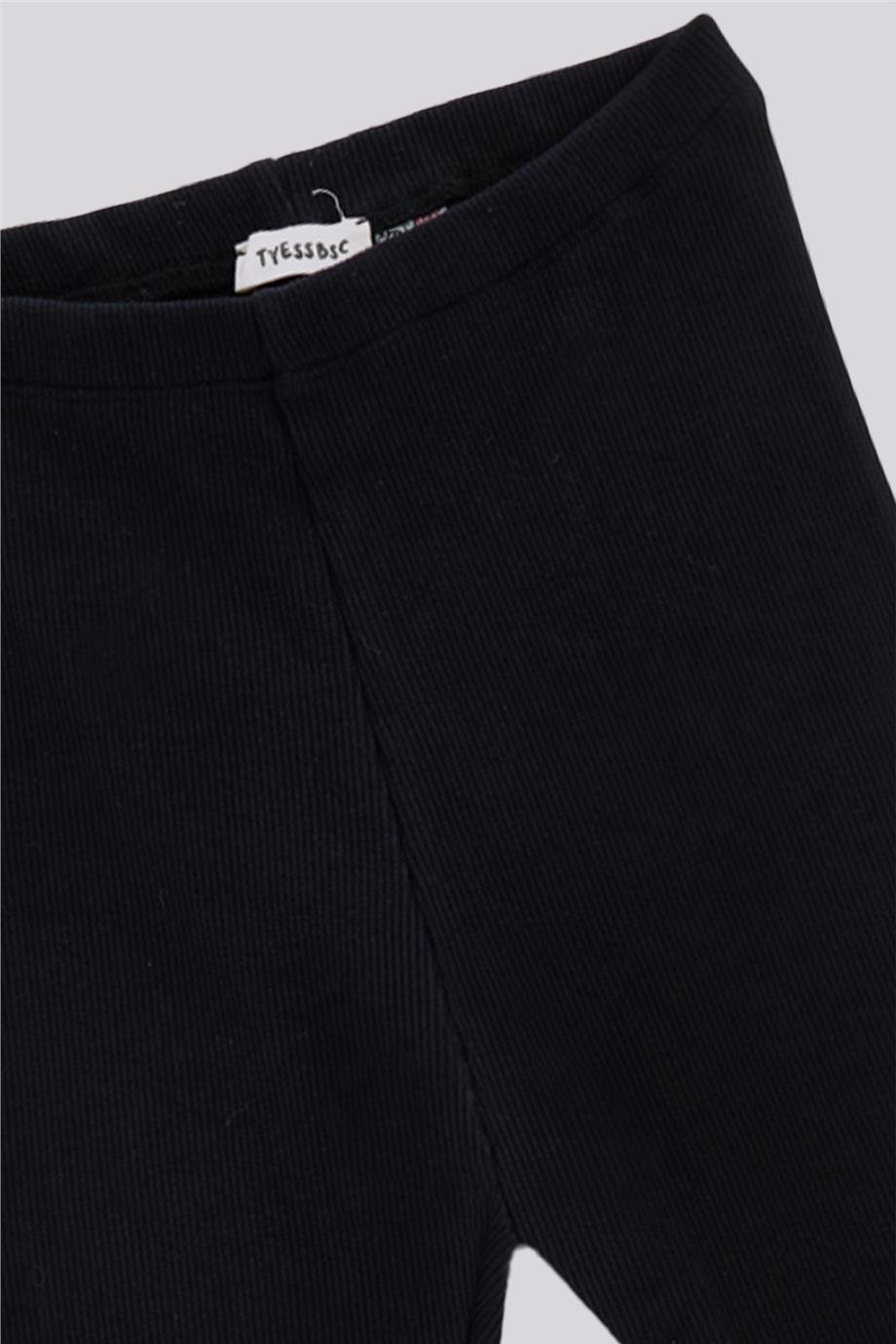 Tyess Basic Kız Çocuk Siyah Eşofman TakımTyess Basic Kız Çocuk Siyah Eşofman Takım