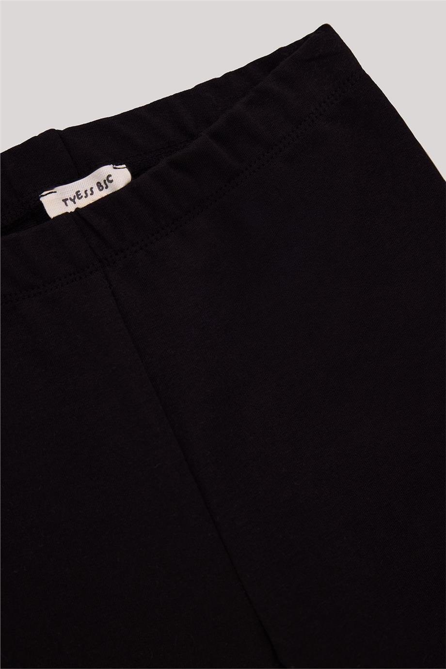 Tyess Basic Kız Çocuk Siyah Tayt