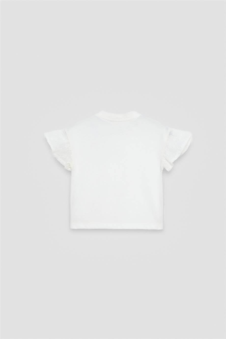 Tyess BSC Kız Bebek Ekru TshirtTyess BSC Kız Bebek Ekru Tshirt