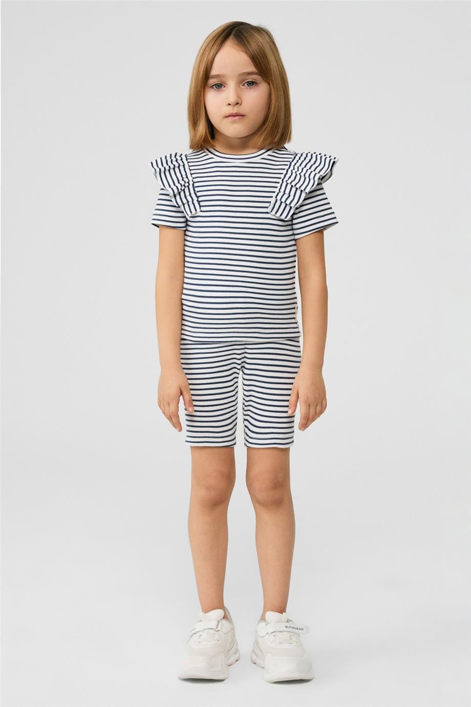  Girl Striped Tshirt  Girl Striped Tshirt 