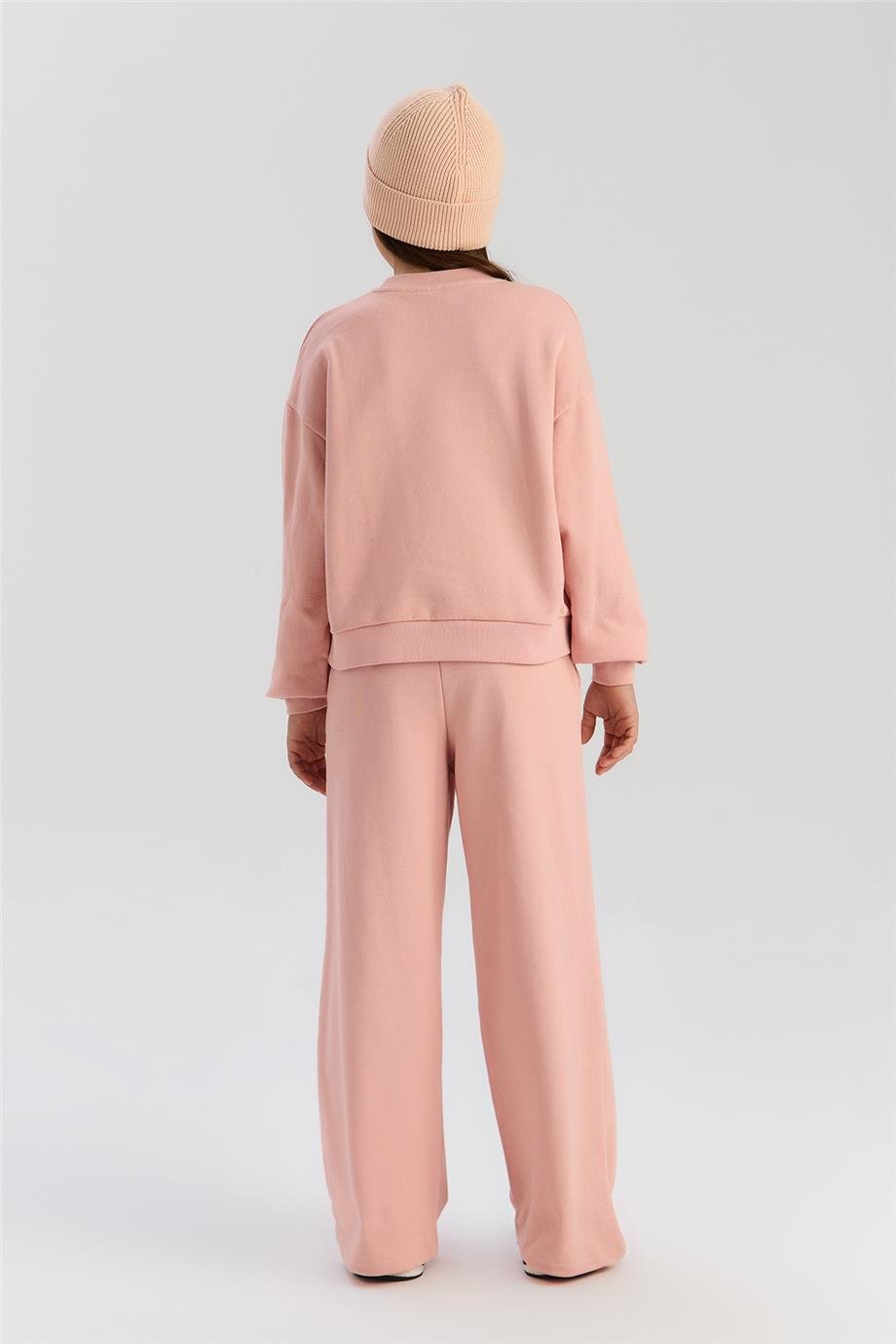 Tyess Kız Bebek Pudra SweatshirtTyess Kız Bebek Pudra Sweatshirt