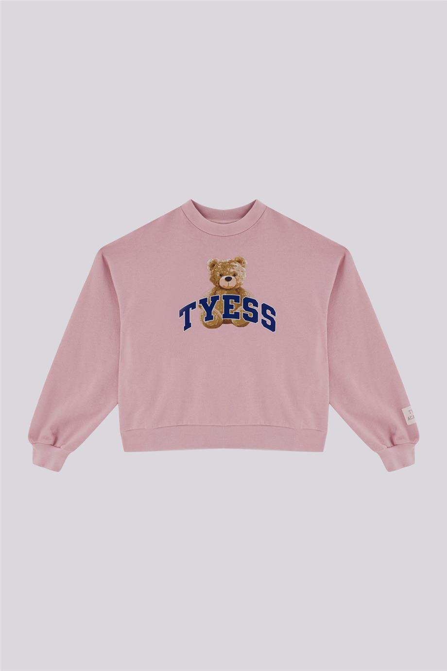 Tyess Kız Bebek Pudra SweatshirtTyess Kız Bebek Pudra Sweatshirt